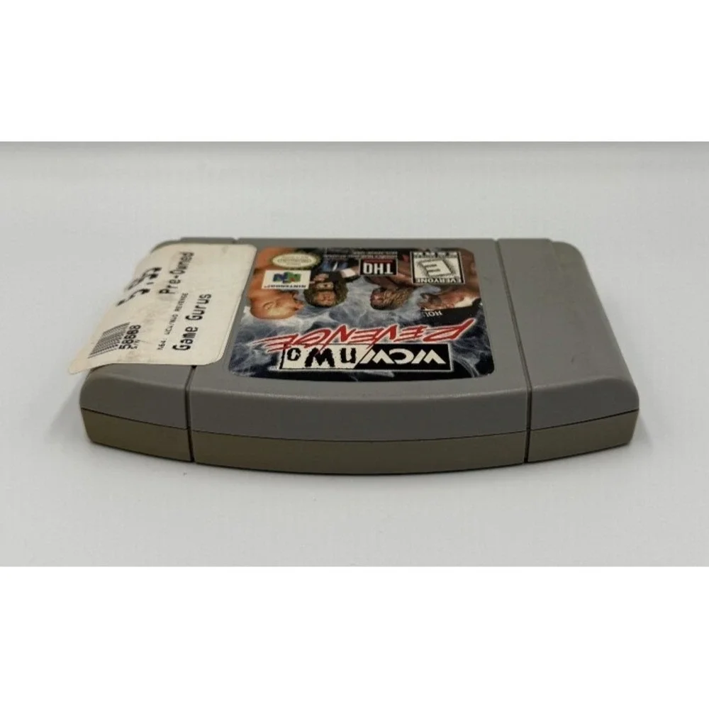 WCW nWo Revenge Nintendo 64 N64 Game Cartridge NUS-NW2E-USA THQ Wrestling